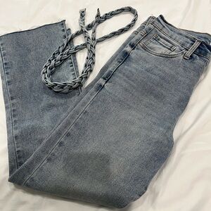 Kensie Vintage Luxe Denim Straight Slim High Rise - Ankle - Size 4/27